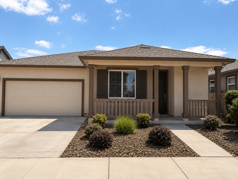 Floor plan for 3 beds, 2 baths, 1298 sqft